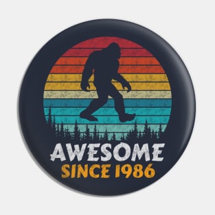 Awesome Since 1986 Pin