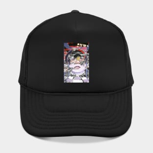 Face of Satoshi Nakamoto Retro Aesthetic #15 Hat
