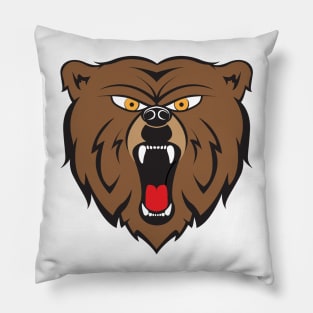 Angry Bear Pillow