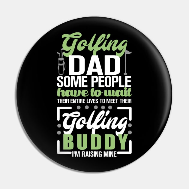 Golf Dad Pin by KsuAnn