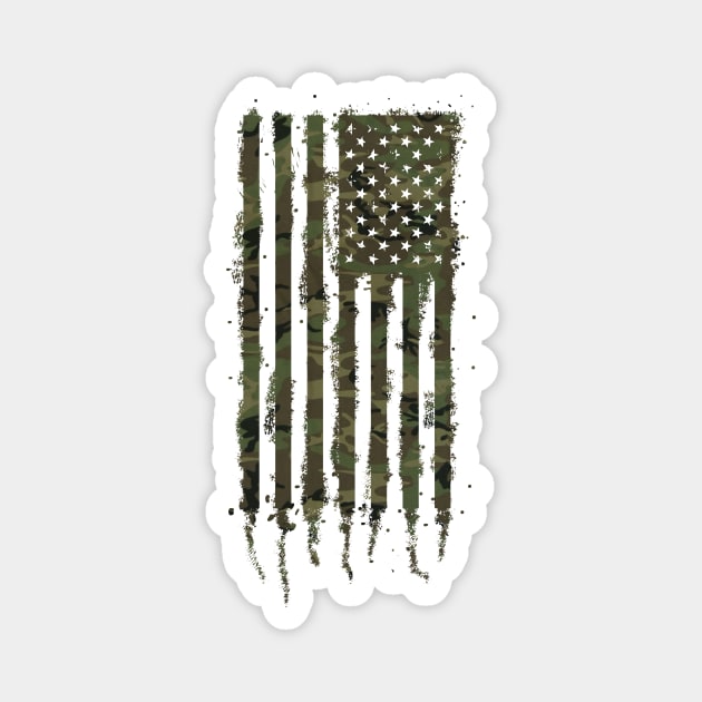 National Flag Series - US Military 80s-90s Magnet by RawBlinkProductions01