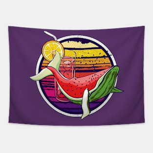 SUMMERVIBES WHALE Tapestry