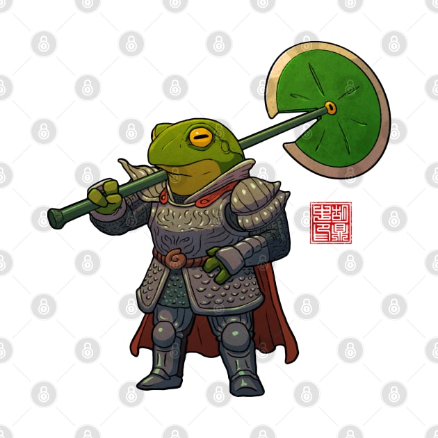 Frog Fighter Fantasy Armored Heavy Warrior by DingHuArt