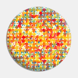 Orange and yellow abstract Pin