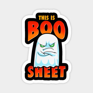 This is Boo Sheet Funny Halloween Ghost Magnet