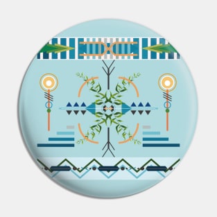 Colorful boho pattern Pin