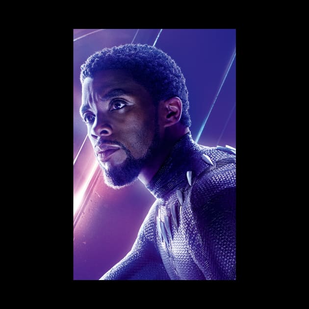 Black Panther - Chadwick Boseman Art by EvoComicsInc