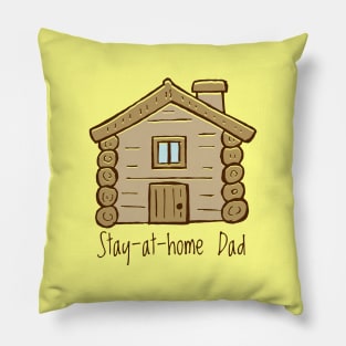 Stay-At-Home Dad, Log Cabin Pillow