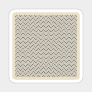 Geometric Zigzag Pattern Magnet