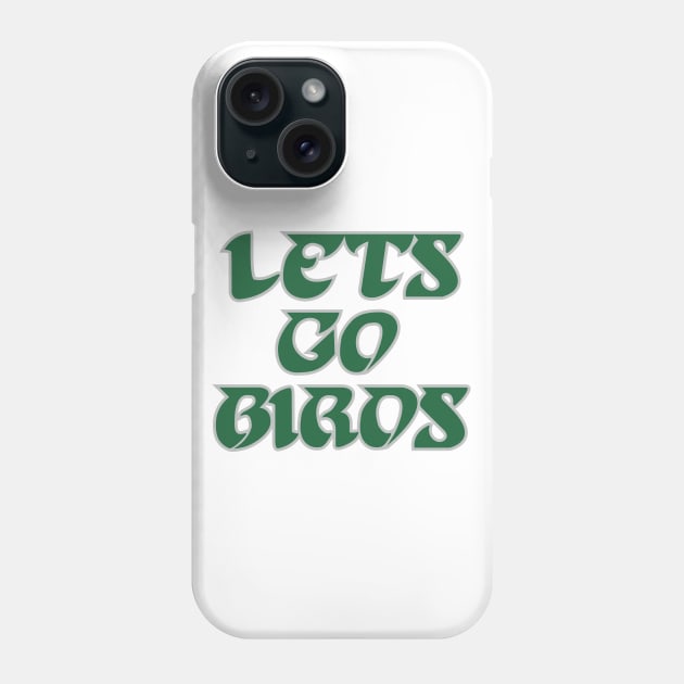 Lets Go Birds, Retro - White Phone Case by KFig21