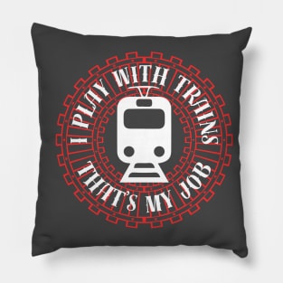 I Play With Trains LRV Pillow