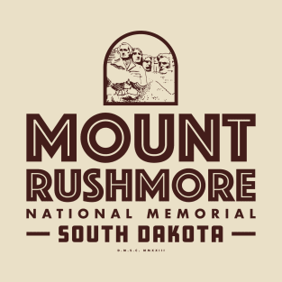 Mount Rushmore South Dakota (Brown) T-Shirt