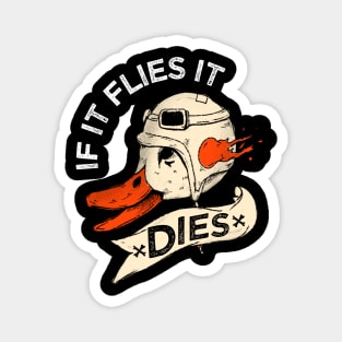 Duck Flies Magnet