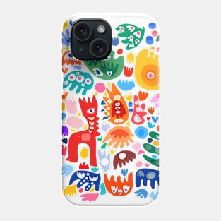 Joyful Summer Abstract Pattern Phone Case