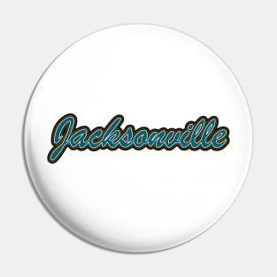 Football Fan of Jacksonville Pin