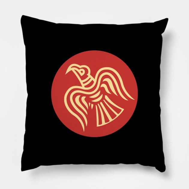 Civilization emblems - Vikings Pillow by Koyaanisqatsian