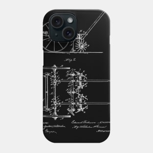 Cultivator Vintage Patent Hand Drawing Phone Case