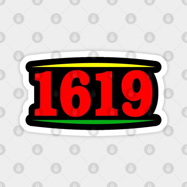 Black History Month African American Heritage 1619 Magnet by UrbanLifeApparel