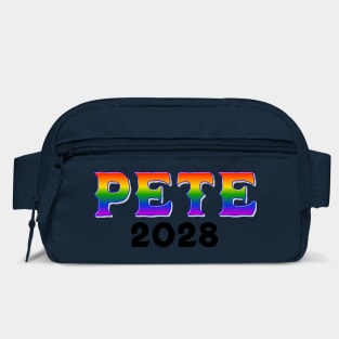 PETE 2028 Elect Pete Buttigieg for President in 2028 rainbow design Bag