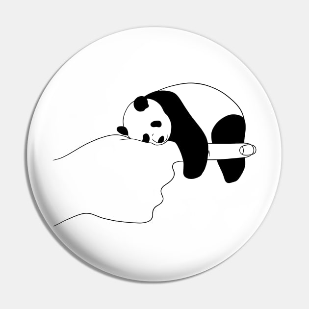 Pocket panda Pin by Louis16art