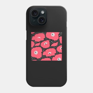 Poppies and dots Phone Case