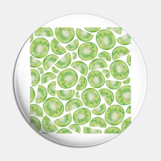 Kiwi Fruit Pattern Pin