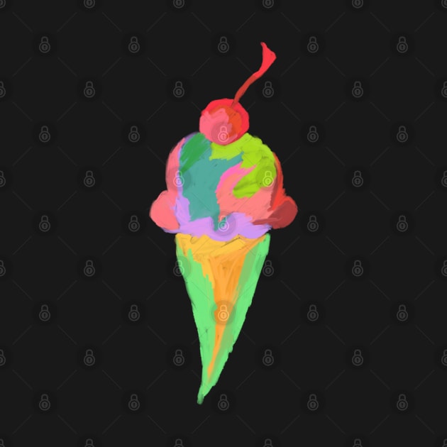 Neon Ice Cream by LevelUp0812