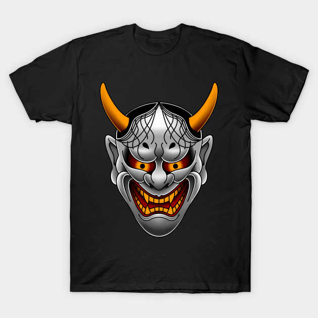 Japanese Hannya Demon - Hannya Mask - T-Shirt | TeePublic