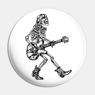 SEEMBO Skeleton Playing Guitar Guitarist Musician Music Band Pin