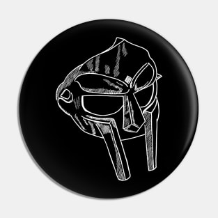 MF Doom mask Pin