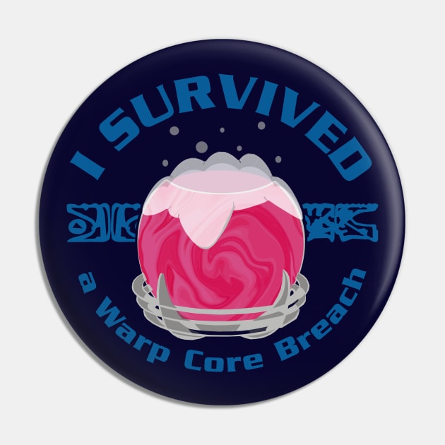 Warp Core Breach Pin by PopCultureShirts