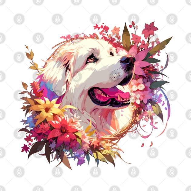 Great Pyrenees Shines on Mothers Day - A Dog Mom's Dream Gift by ArtRUs