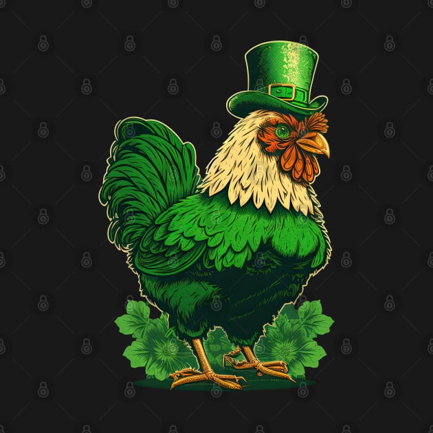 Chicken St. Patrick's Day by JayD World