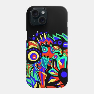 mighty dogu in mecha armor pattern ecopop Phone Case