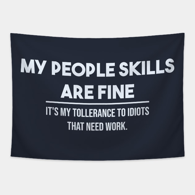 my people skills are fine. Tapestry by Egit