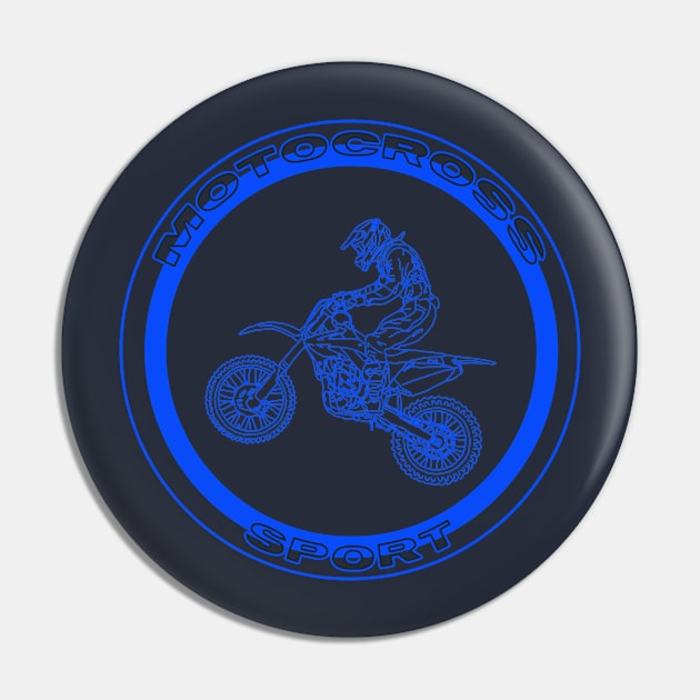 Motocross sport 3 Pin by DymSportswear