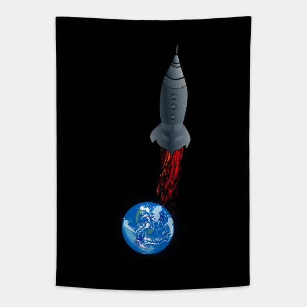 Spaceship Tapestry by dddesign