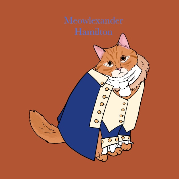 Alexander Hamilton Cat by astonishingemma