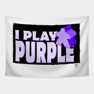 I Play Purple Tapestry