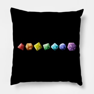 Complete RPG Dices Set Pillow