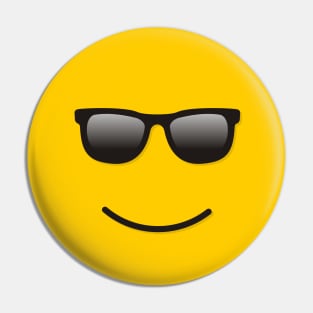 Smiling Face with Sunglasses Pin