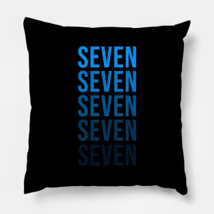 SEVEN SEVEN SEVEN Pillow