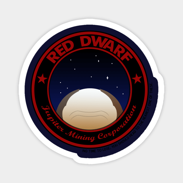 Red Dwarf Holly Moon Magnet by AngoldArts