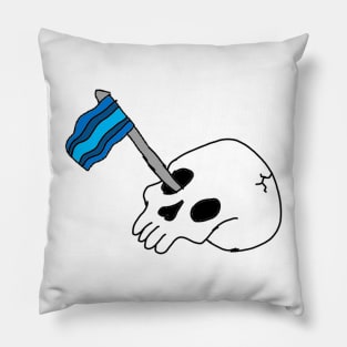 Trans masc skelly Pillow