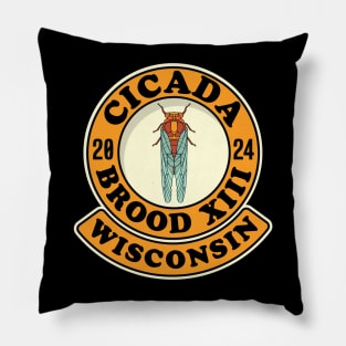 Cicada Brood XIII Wisconsin Pillow