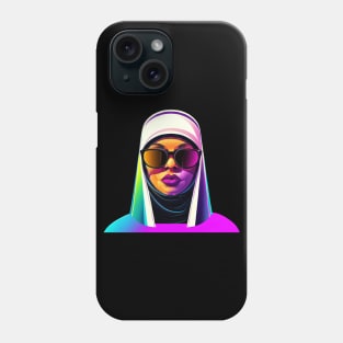 Nun Hip Hop Fashion Retro Colorful Phone Case