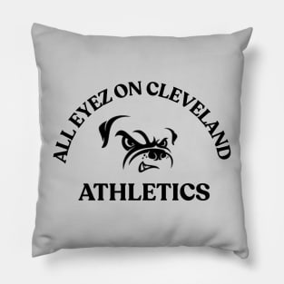 All Eyez on Cleveland Athletics Pillow