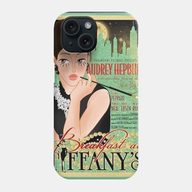 Audrey Phone Case by Ginny Heart Lab