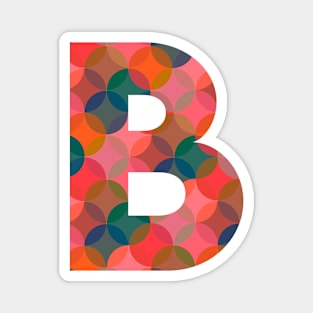 Letter B Initial Magnet