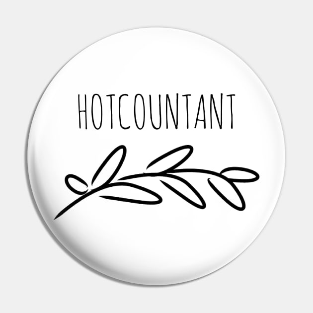 Hotcountant Pin by coloringiship